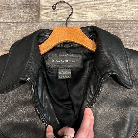 Leather Jacket Coat 